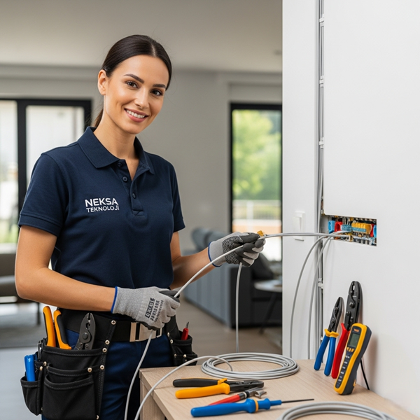 Eve İnternet Kablosu Çekme Hizmeti 4 Eve İnternet Kablosu Çekme Hizmeti