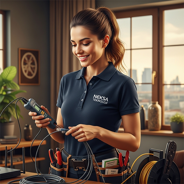 Odadan Odaya İnternet Kablosu Çekme Servisi – İstanbul, Başakşehir 1 Odadan Odaya İnternet Kablosu Çekme Servisi